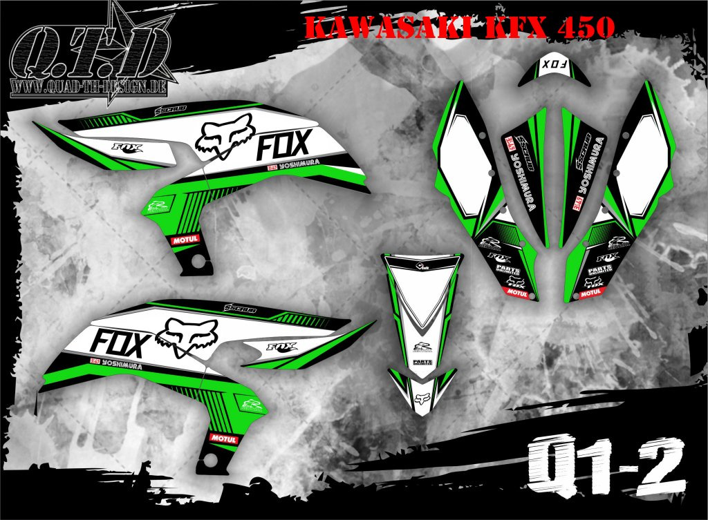 Example picture for thr colors, Fox Q1-2 for Kawasaki KFX 400